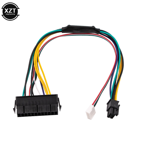 New ATX 24pin to Motherboard 2-port 6pin adapter Power supply cable Cord for HP Z220 Z230 SFF Mainboard server Workstation 30cm ► Photo 1/6