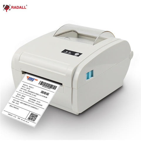 New Arrival Thermal Label Printer 110mm A6 Shipping Logistic  Barcode Maker USB/Bluetooth Auto Peeling Portable Printer RD-9210 ► Photo 1/6