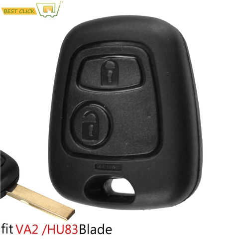 For PEUGEOT 307 107 207 407 FOR Citroen C1 C2 C3 C4 C5 XSARA Picasso Car Key Replacement Remote Key Fob Case Cover Shell ► Photo 1/6