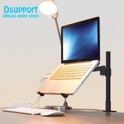 Height Adjustable Desktop Clamping 11-15 inch Laptop Holder Full Motion Cooling Lapdesk Notebook Holder Brakcet Tablet PC Stand ► Photo 1/6