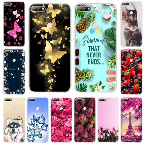 Silicone Case For Huawei y7 Y 7 2022 Case Huawei Y7 Prime 2022 Phone Case Soft TPU Cover Coque For Huawei Y7 Pro 2022 Back Cover ► Photo 1/6