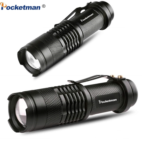 Ultra Bright Portable LED Flashlight L2 T6 linterna Adjustable Focus Small for Kids Child Camping Emergency Torch Light ► Photo 1/6