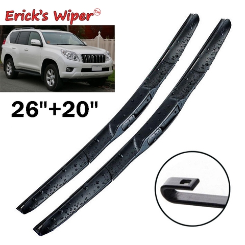 Erick's Wiper Front Wiper Blades For Toyota Prado J 150 2009 2010 2011 2012 2013 2014 2015 2016 2017 Windshield 26