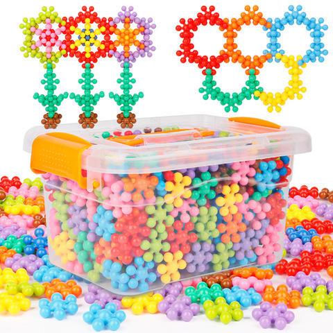 Snowflake Building Blocks STEM Toys Interlocking Plastic Disc Set , Fun Educational STEM Construction Toy Gift for Boys & Girls ► Photo 1/6