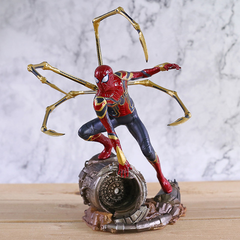 Avengers Infinity War Iron Spider Man Statue Anime Spiderman PVC Action Figure Collectible Model Superhero Toy Doll ► Photo 1/6