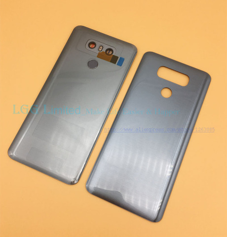 OEM New for LG G6 Back Glass H870 H871 H872 H873 LS993 g6 Battery Cover Back Door Housing Case with touch id + Camera Lens ► Photo 1/4