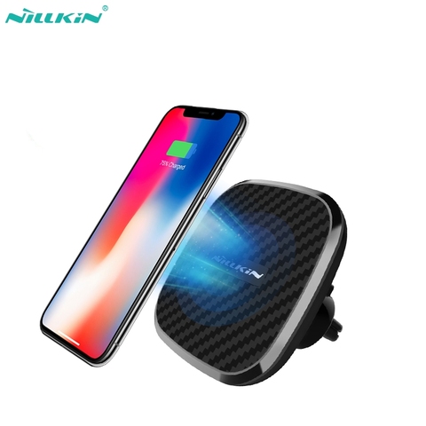 Nillkin 10W Fast Wireless Car Charger Qi Magnetic Mount for iPhone 11 Xs Max X Xr 8 for Samsung Note 10 S10 S10+ S9 for Xiaomi ► Photo 1/6