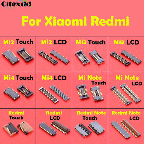 cltgxdd FPC Connector socket for Xiaomi Mi 4 Mi4 Mi2 Mi3 Note Redmi Note Touch & LCD Display Screen on motherboard mainboard ► Photo 1/6