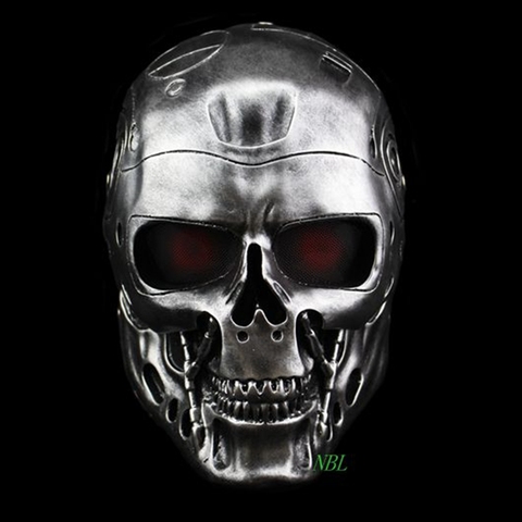 Halloween COS Terminator Helmet Masks Horror CS Paintball Ghost Creepy Resin Mask Masquerade Skull Movie Party Cosplay Props ► Photo 1/6