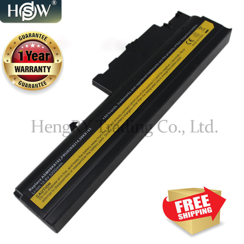 HSW 5200mAh 6 Cell Replacement Laptop Battery for IBM ThinkPad R50 R50E R50P R51 R52 T40 T40P T41 T41P T42 T42P T43 T43P ► Photo 1/5