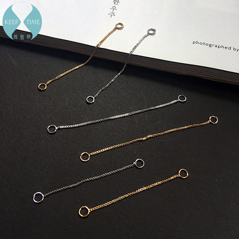 DIY handmade jewelry accessories gold plating chain belt hanging Earrings Earrings Ear Stud Earrings Pendant pendant material ► Photo 1/5