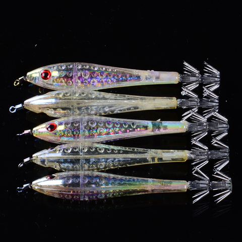 Balleo 5pcs/lot 10cm/4.2 Squid jig head Soft lure Fishing lure Octopus  wobbler Fishing Tackle Carp fishing Fly fishing crankbait - Price history &  Review, AliExpress Seller - Balleo fishing tackle Store
