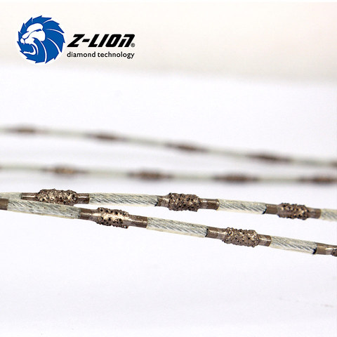 Z-LION 2.2 mm Diamond Cutting Wire Brazed Diamond Super Thin Diamond Wire Saw For Cutting Marble Granite Concrete Stone ► Photo 1/6