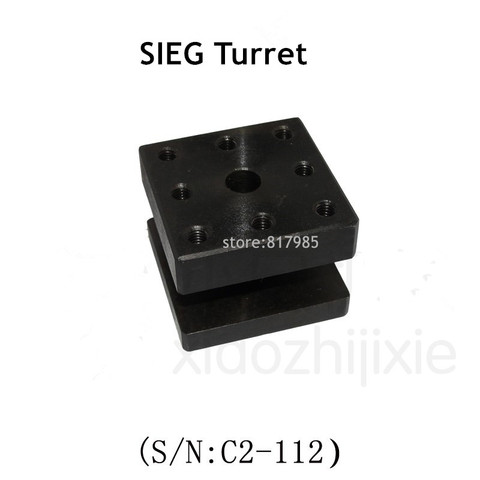 Small metal lathe turret mini DIY small homemade mini SIEG S/N:C2-112 lathe turret  toolholder ► Photo 1/2