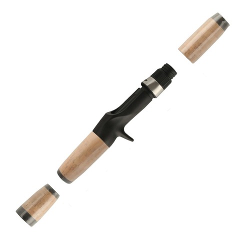 1set kit/pack 4Sections EVA material faked cork rod handle grip plus casting reel seat rod DIY repair refit combo set kit parts ► Photo 1/1