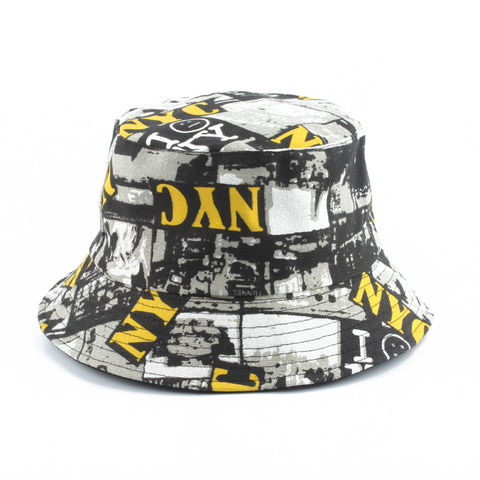 NYC Print Reversible Bucket Hats Mens Panama Bucket Cap Women Two Sided  Wear Fisherman Hat Summer Cotton Sun Caps - Price history & Review, AliExpress Seller - FASHION UNLIMITED
