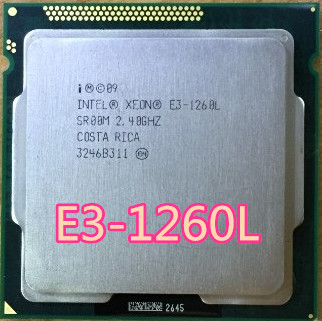 Xeon CPU Processor E3 1260L  E3-1260L  2.4GHz L3 8M Quad-Core TDP 45W CPU For HP GEN8 E3-1260L e3-1260L ► Photo 1/1