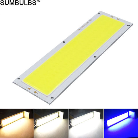 Sumbulbs 120x36MM 1300LM Ultra Bright LED Light Source 12V 12W COB Lamp for 12V Lights DIY Waterproof LED Chip Module Bulb Strip ► Photo 1/6