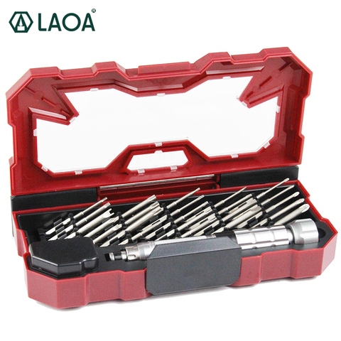 LAOA 25 in 1 Precision Screwdriver Set Multifunction Hand Tool for Repairing Cellphone, Laptop Computer and Glasses ► Photo 1/1