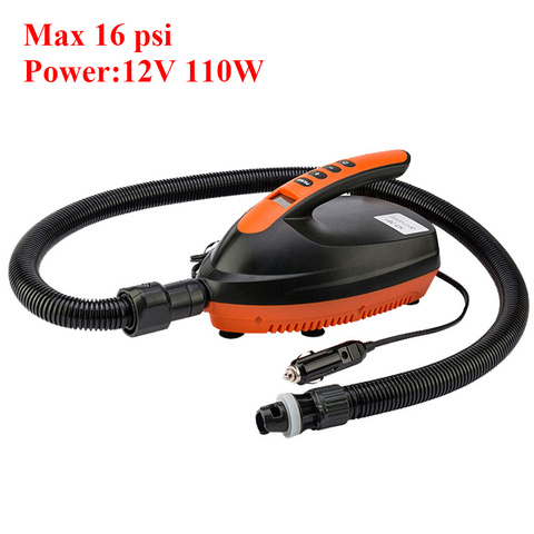 Max 16PSI SUP Air Pump DC12V 110W Intelligent Inflatable Pump Electric Air Pump Dual Stage For SUP Stand Up Paddle Surfing Board ► Photo 1/6