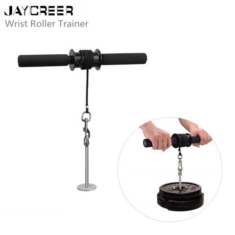 JayCreer Wrist Roller Exerciser Trainer Forearm Strength Exerciser It can help to improve your performance in any activity quick ► Photo 1/6