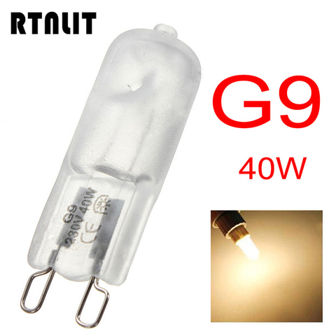 10pcs G9 Halogen Bulbs Clear Capsule 240V 25W 40W 60W Replace Bulb Lamp  Warm