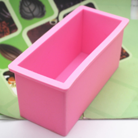 600ml Large Square Soap Silicone Mold Rectangle Chocolate Cake Bakeware Mould Food-Grade Silicone Candle Molds DIY Soap Craft ► Photo 1/6
