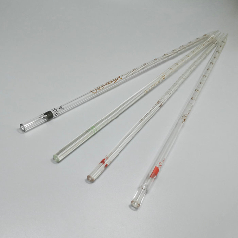 5pcs/lot 0.1ml to 50ml Glass Graduated Pipette with color mark, all Size Available Glass Dropper Pipet Tube transfer Pipette ► Photo 1/6