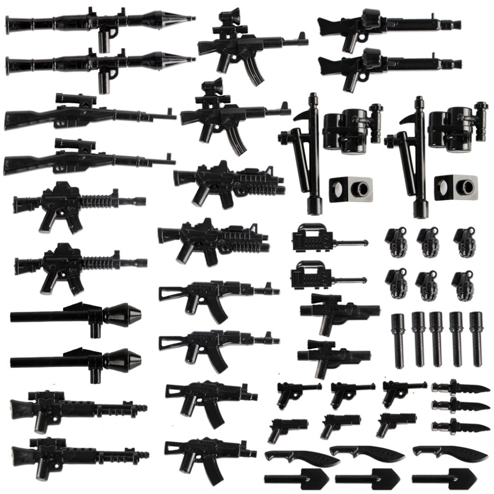 NEW Weapons Custom SPECIAL FORCES WWII Accessory Pack for Lego Minifigures 