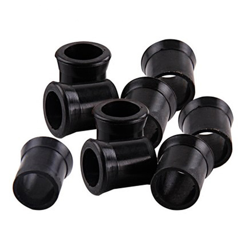 Lots 10pcs Black Rubber Tobacco Pipe Tip Grips Tobacco Smoking Pipe MOUTHPIECE BITES Smoking Pipe Clean Accessory Cleaner Tools ► Photo 1/6