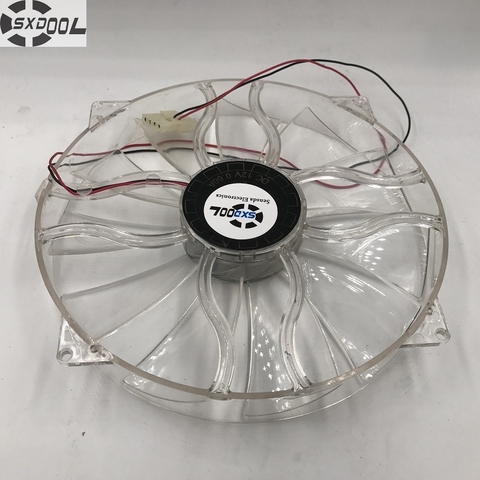 New SXDOOL GP D22SL-12H 12V 0.6A 22cm chassis fan Quiet side of the chassis big fan 22cm diameter ► Photo 1/4