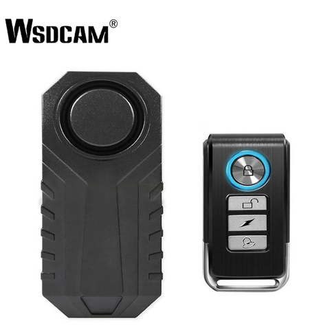 Wsdcam Waterproof Remote Control Bike Motorcycle Electric Car Vehicle Security Anti Lost Remind Vibration Warning Alarm Sensor ► Photo 1/6