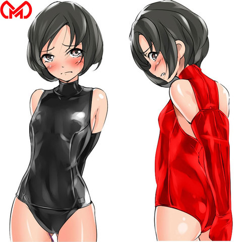 MEISE COSPLAY Latex Maid High Cut Bodysuit Bandage Open Crotch Catsuit Maid Cosplay Costume Sexy Wear Leotard Plus Size F79 ► Photo 1/1