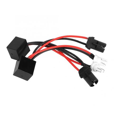 Car interior 2pcs T10 LED Canbus Headlight Decoder Device Anti-Flicker Resistors Error Canceller Decorative Lamp ► Photo 1/6