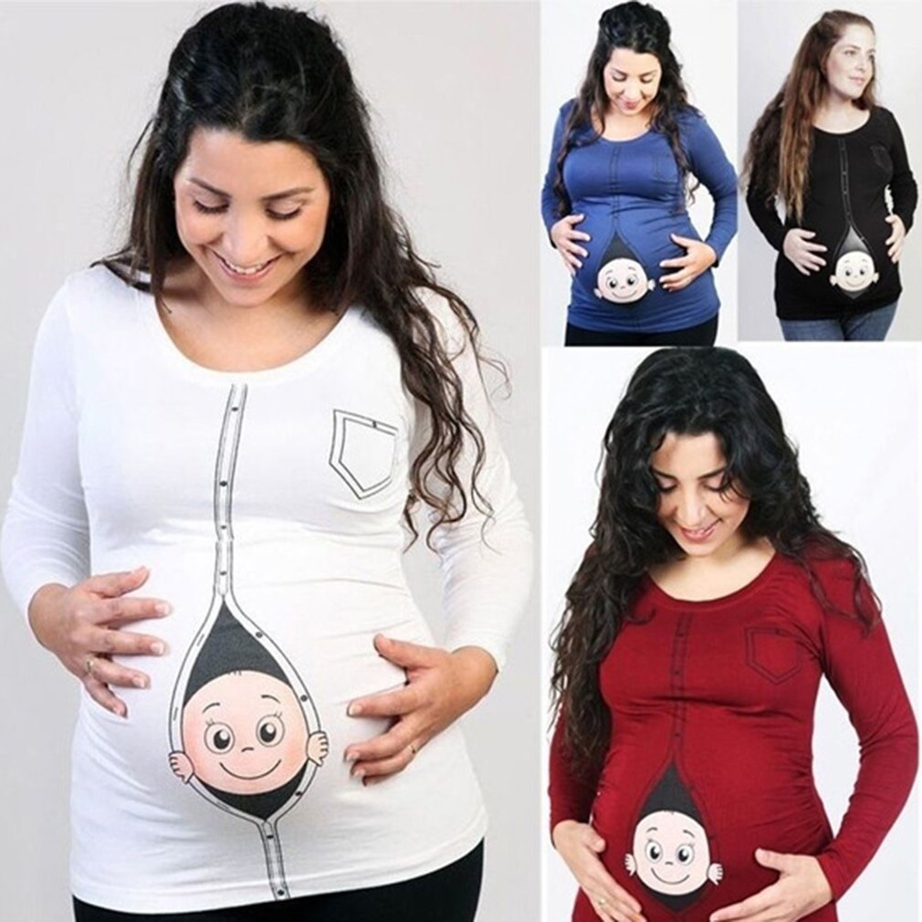Buy Online New Cute Pregnant Maternity Clothes Casual Pregnancy T Shirts With Baby Peeking Out Funny Pregnant Women Summer Tees Over Size Alitools Buy Online New Cute Pregnant Maternity Clothes Casual Pregnancy T Shirts With Baby Peeking Out Funny Pregnant Women Summer Tees Over Size Alitools