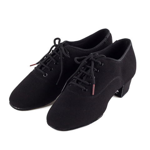 Genuine BD Men shoes Latin Dance Shoes Adult two point Soles Teacher Shoes Soft base Dance shoes male 417 Oxford Cloth Heel 4.5 ► Photo 1/6