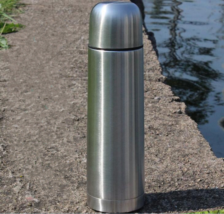 Stainless Steel Vacuum Insulated Bottle Water Drinks Flask Thermoses 350-500ml 