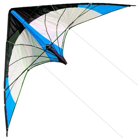 Outdoor Fun Sports  NEW  48 Inch  Dual Line Stunt  Kites  / Blue  Kite  With Handle And Line Good Flying ► Photo 1/5