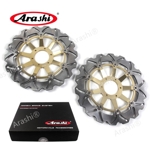 Arashi 2PCS For HONDA VFR 800 1998 -2011 CNC Front Brake Disc Brake Rotors VFR800 1998 1999 2000 2001 2002 2003 2004 2005 2006 ► Photo 1/6