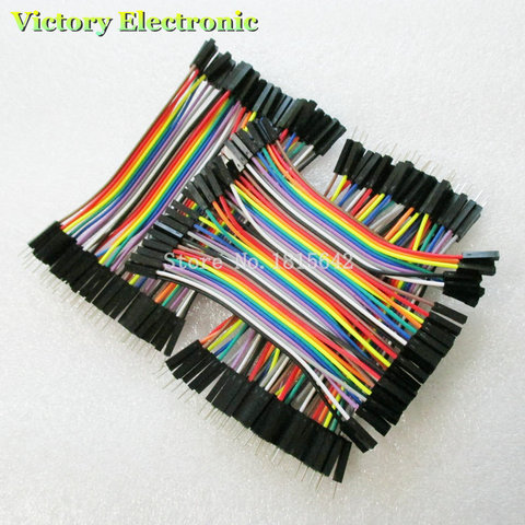 Dupont Line 120pcs 10cm male to male + male to female and female to female jumper wire Dupont cable For Breadboard ► Photo 1/1