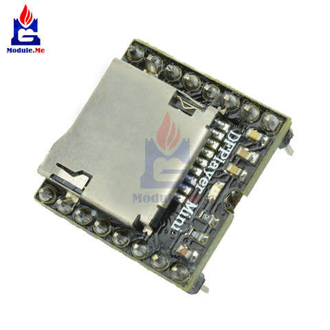 DFPlayer Mini MP3 Player Module MP3 Voice Decode Board For Arduino Supporting TF Card U-Disk IO/Serial Port/AD ► Photo 1/6
