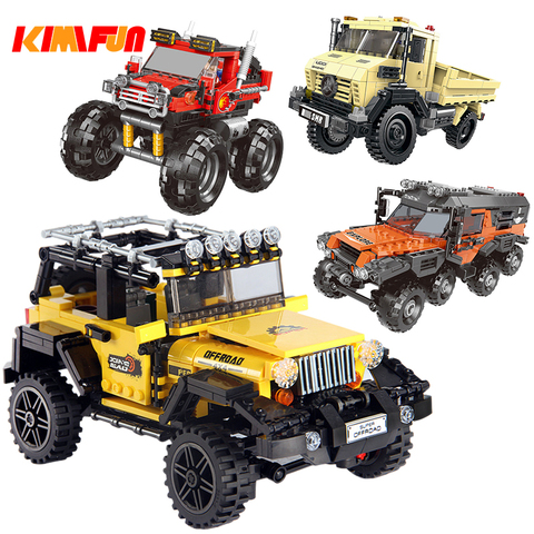 500+pcs Car Series All Terrain Vehicle Set Building Blocks Model Bricks Toys For Kids Educational Gifts  Compatible with Block ► Photo 1/6