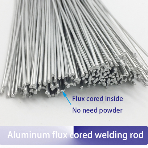 20pcs-100pcs 2mm*50cm Flux Cored Aluminum Welding Wire No Need Aluminum Powder Instead Of WE53 Copper Aluminum Welding Rod ► Photo 1/6