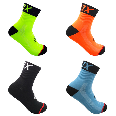 24 Color Fashion Cycling Socks Brand Bicycle Socks Men Women Professional Breathable Sports Socks Basketball Socks ► Photo 1/6