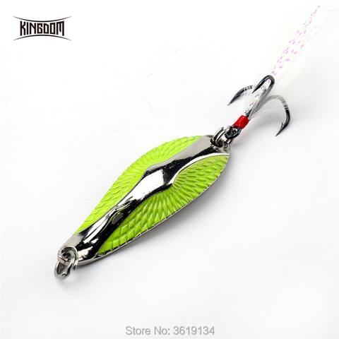 2g Metal Fishing Lure Golden Silver Spoon Lure Hard Bait Spinner