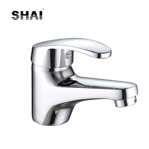 SHAI Classic Bathroom Basin Faucet Elegant Water Tap Chrome Finish Faucet Single Handle Faucets Brass Water Mixer Tap SH2706 ► Photo 1/6