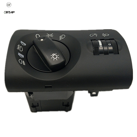 BTAP New Black Headlight Auto Control Head Light Switch For Audi A6 4B C5 4B1 941 531 F, 4B1941531F Original Equipment Quality ► Photo 1/6