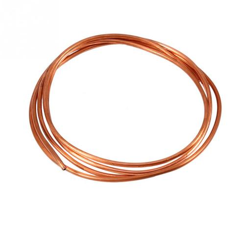 2M Soft Copper Tube Pipe OD 4mm x ID 3mm for Refrigeration Plumbing Copper Round Tubing Fine Ductility Copper Tube ► Photo 1/5