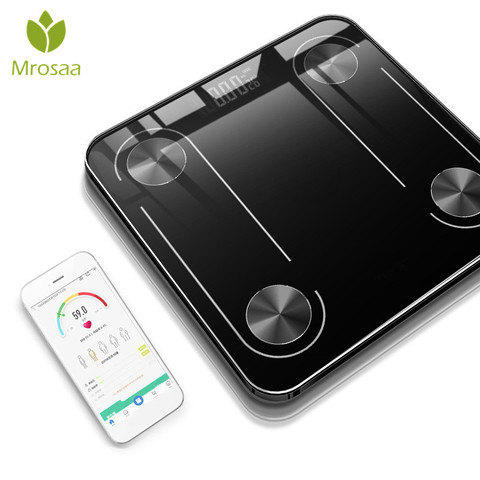 Body Fat BMI Scale Digital Human Weight Scales Floor LCD Display