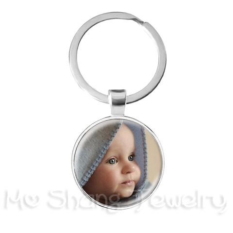 Personalized Custom Keychain Photo Mum Dad Baby Children Grandpa Parents Custom designed Photo Gift For Family Anniversary Gift ► Photo 1/6